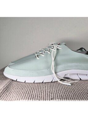Savale lace up sneakers in sage green